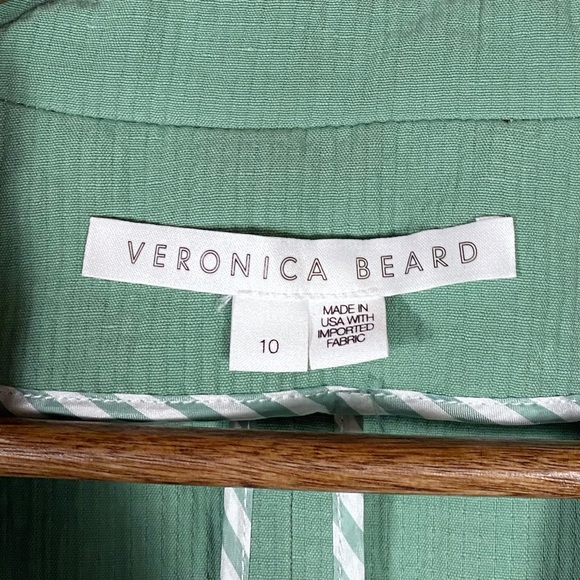 Veronica Beard Emsley Jacket Green - Picture 9 of 11